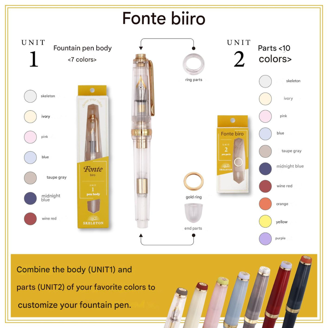 Fonte Biiro Fountain Pen - Unit 1