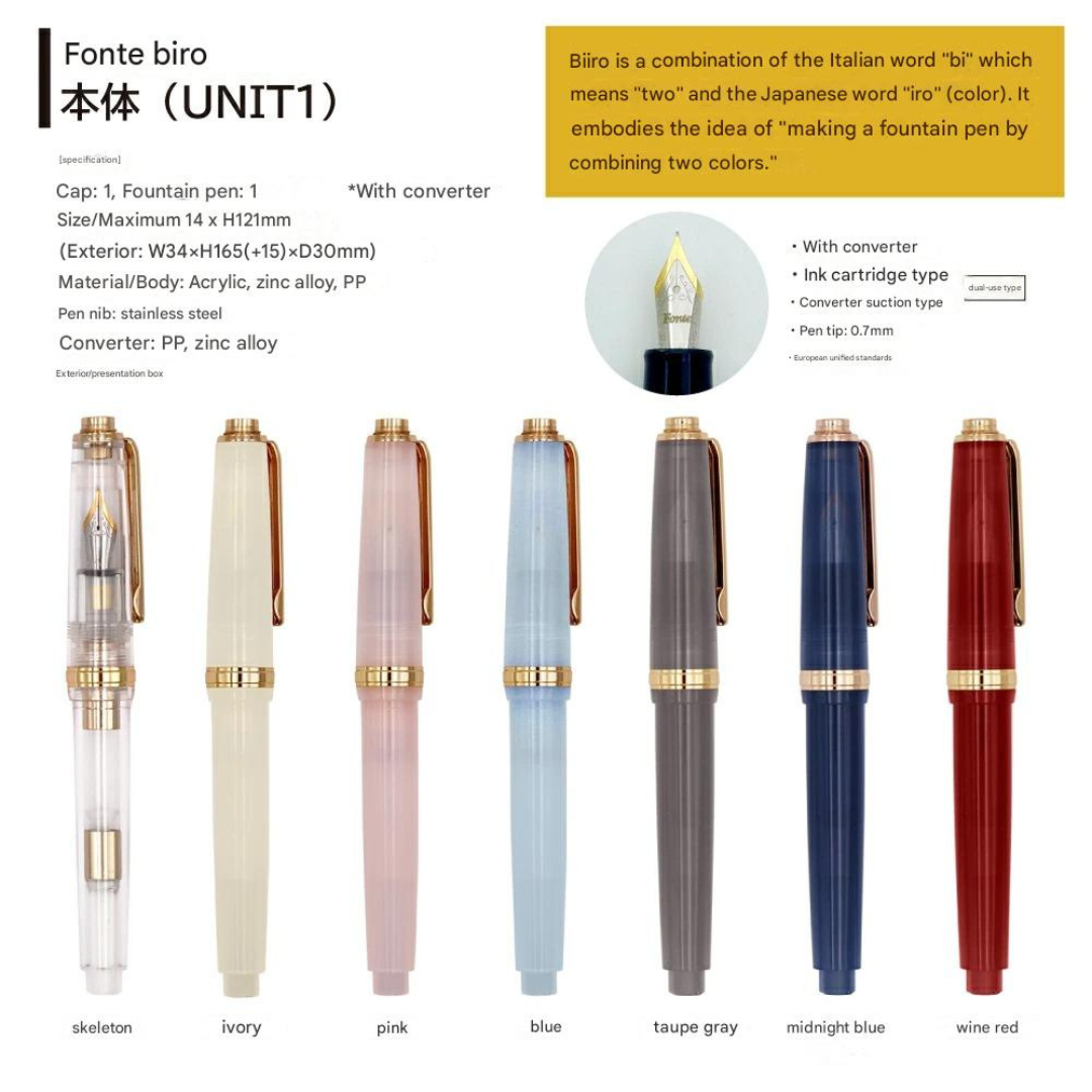 Fonte Biiro Fountain Pen - Unit 1