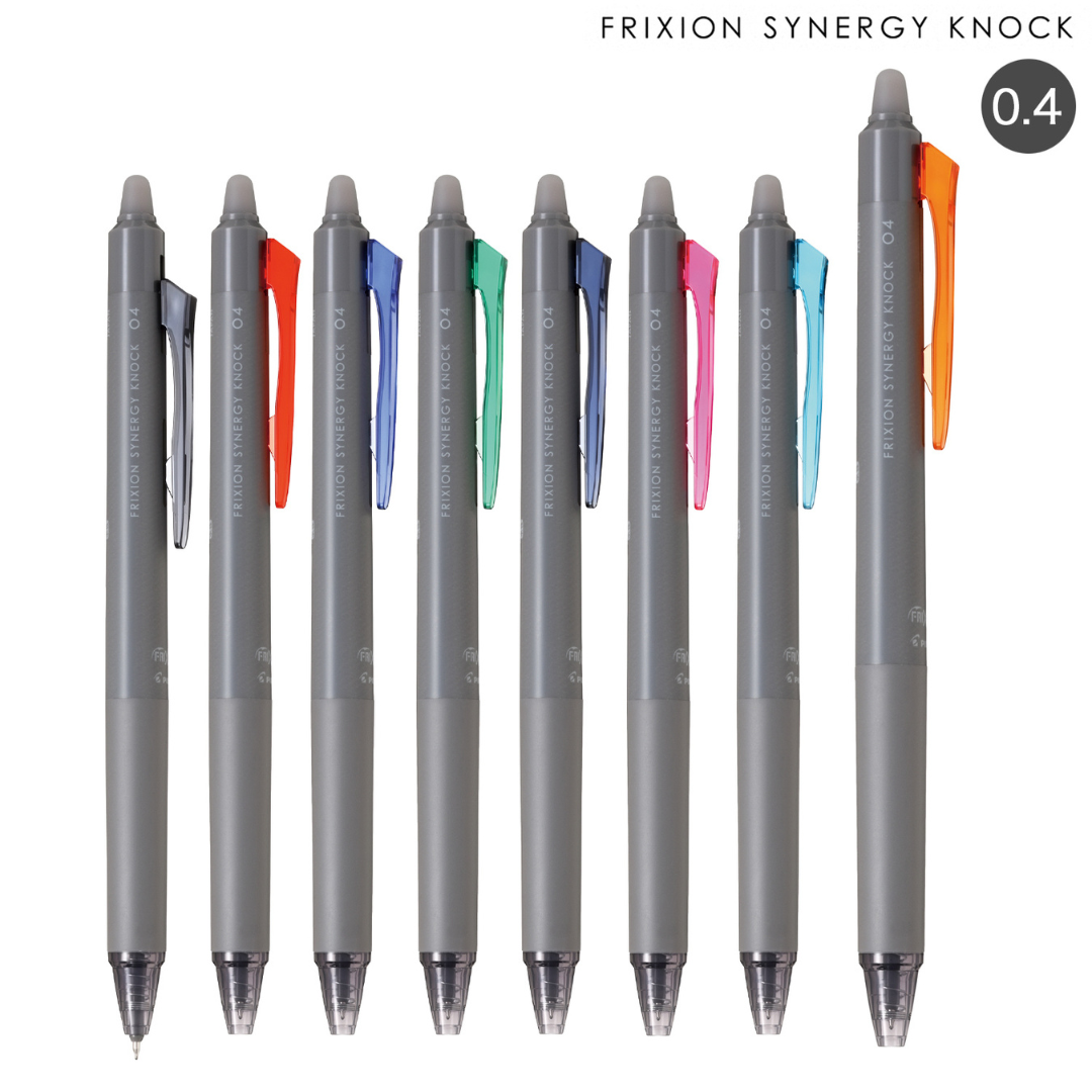 Pilot FriXion Synergy Knock Gel Pen - 0.4 mm