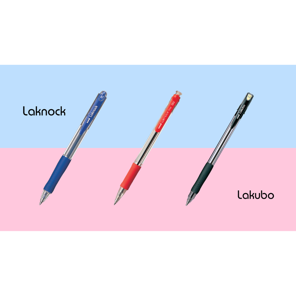 Uni Laknock Ballpoint Pens & Refills - 0.7 mm