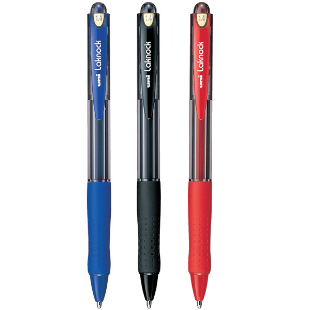 Uni Laknock Ballpoint Pens & Refills - 1.4 mm – Bumbo Stationeries