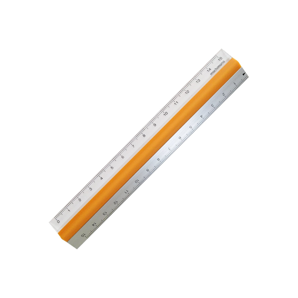 Short Orange Ruler Plumnet Mochimono 15 Cms Ruler - Orange – Bumbo Stationeries