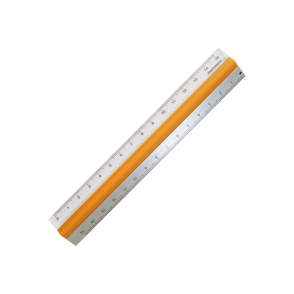 Plumnet Mochimono 15 Cms Ruler - Orange