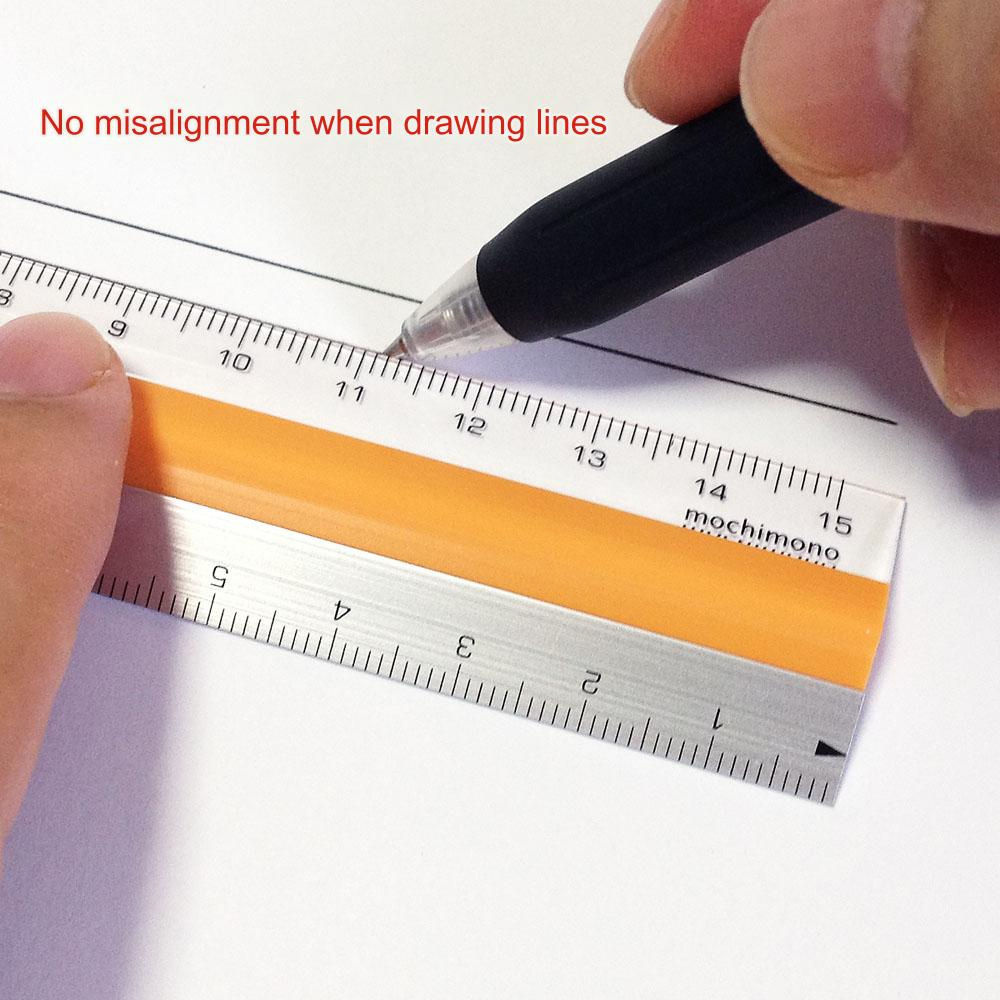 Plumnet Mochimono 15 Cms Ruler - Orange