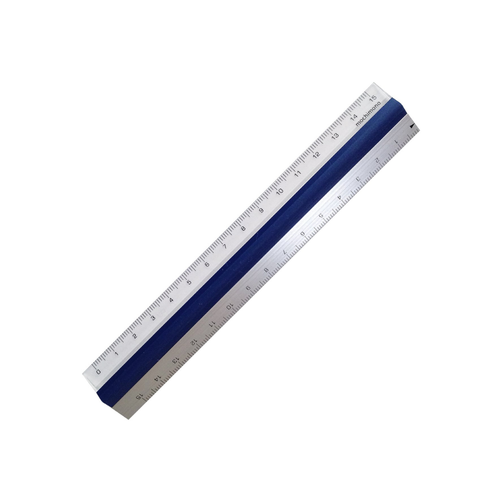 Plumnet Mochimono 15 Cms Ruler - Blue