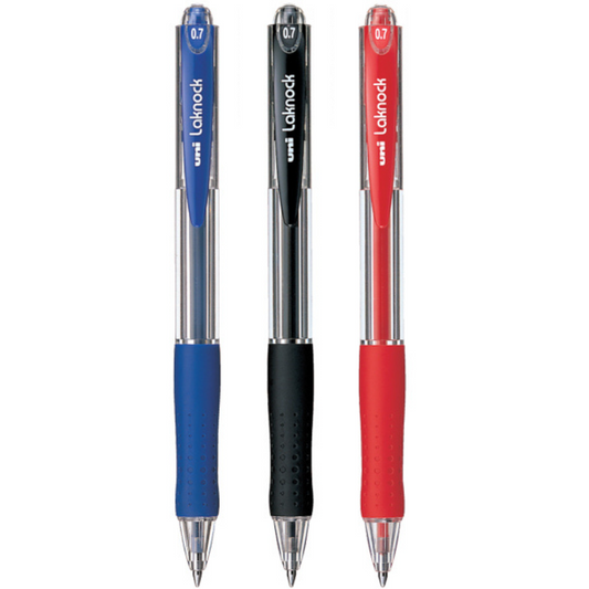 Uni Laknock Ballpoint Pens & Refills - 0.7 mm