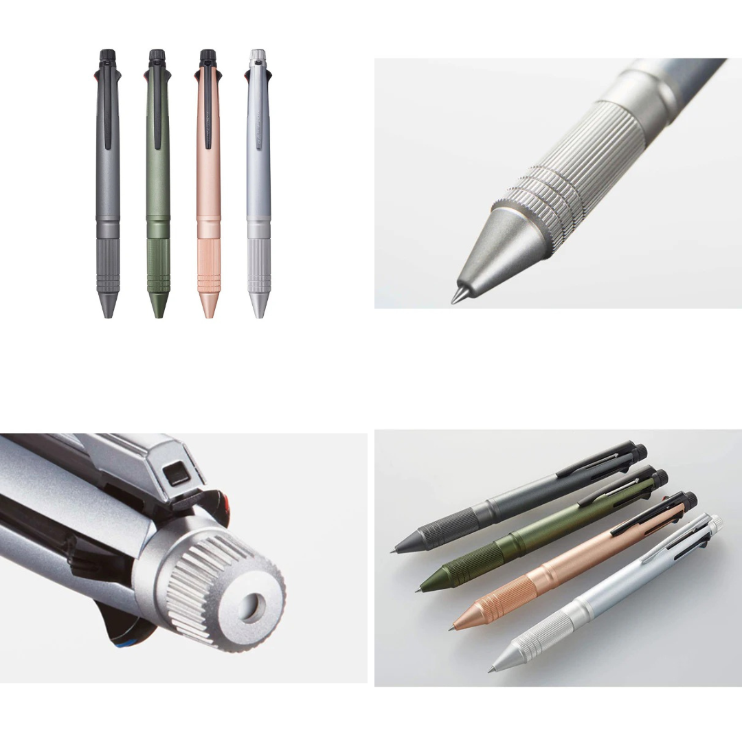 Uni Jetstream 4&1 Metal 4 Color 0.5 mm Ballpoint Multi Pen + 0.5 mm Pencil