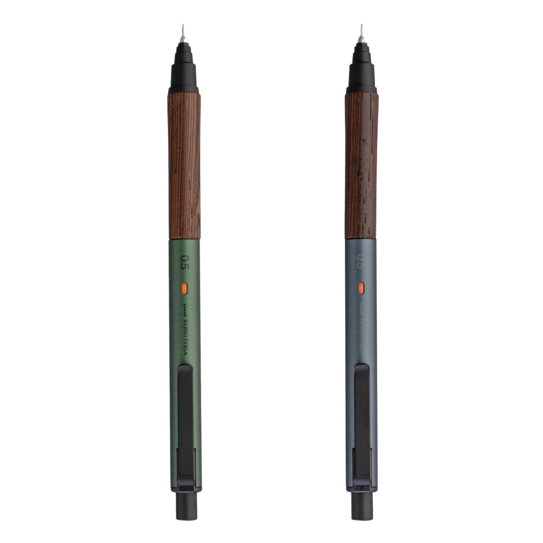 Uni Kuru Toga Wood Mechanical Pencil - 0.5 mm - Limited Edition