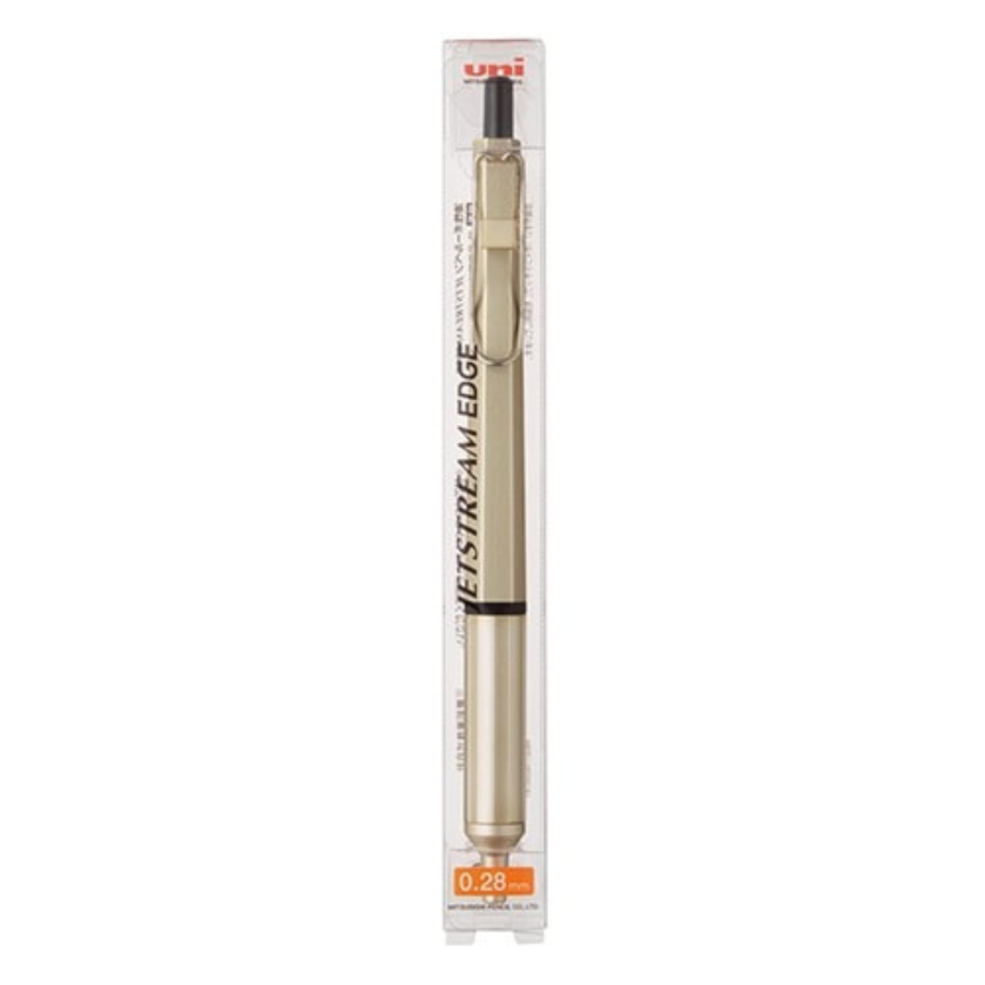 Uni Jetstream Edge Ballpoint Pen - 0.28 mm - Black Ink