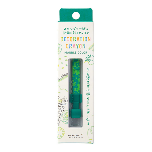 Midori Decoration Crayon Yellow-Green x Green