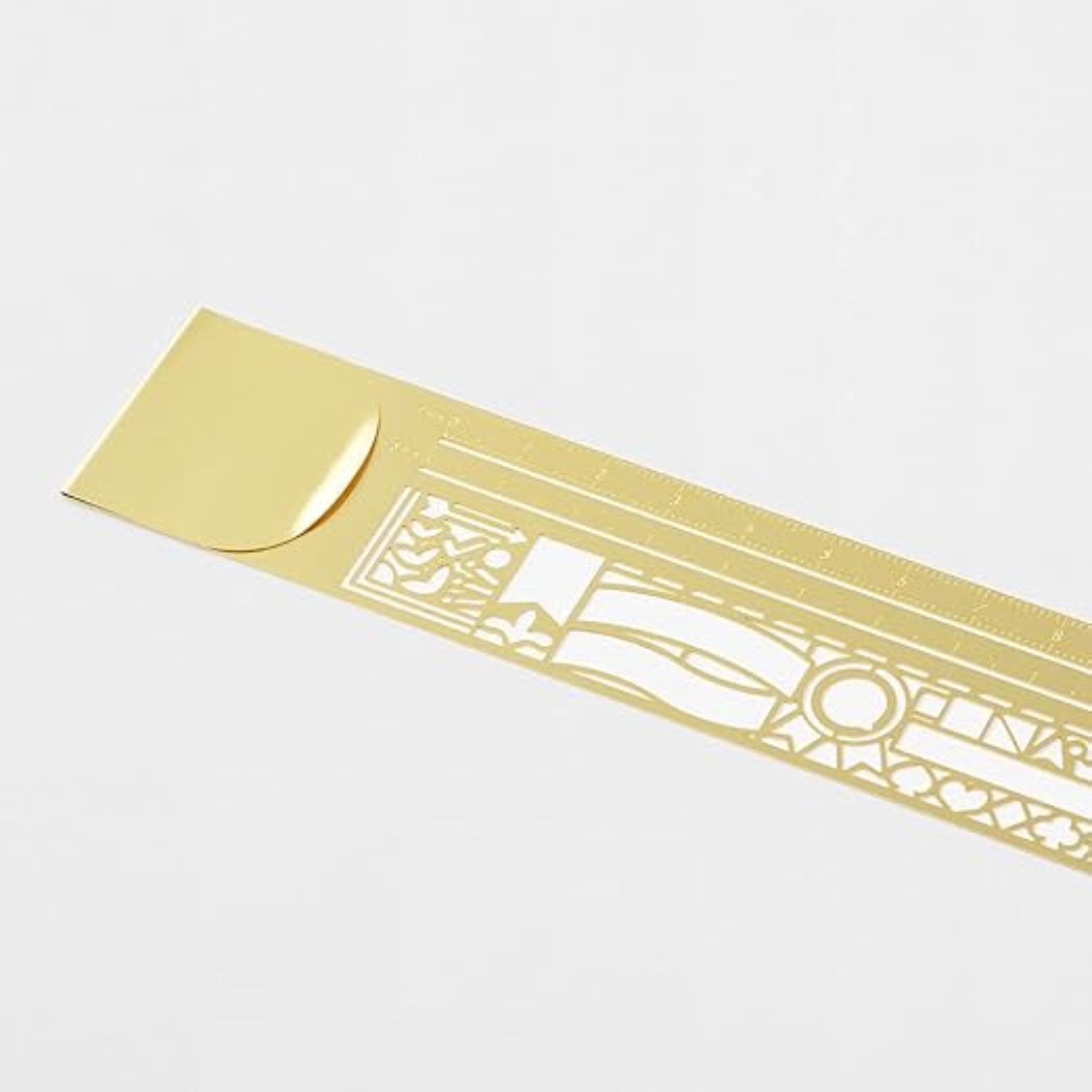 Midori Clip Ruler - Decorative Pattern A