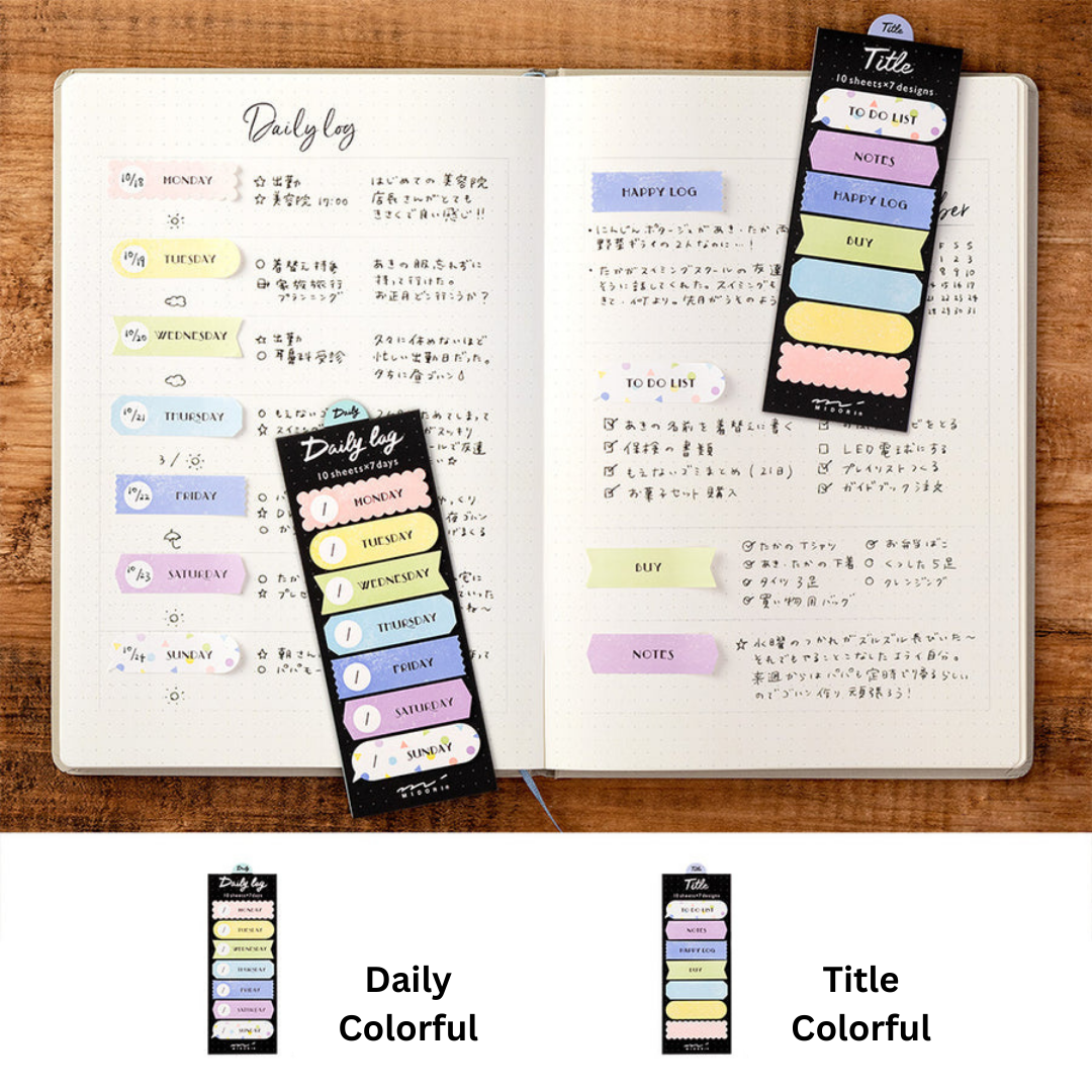 Midori Journal Sticky Notes