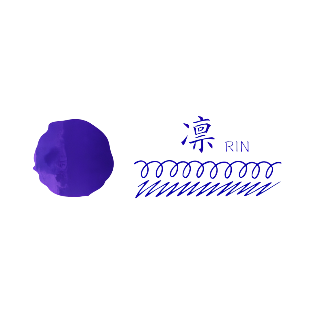 Teranishi Chemical Industry Fountain Pen Inks 12 ML - Rin Purple