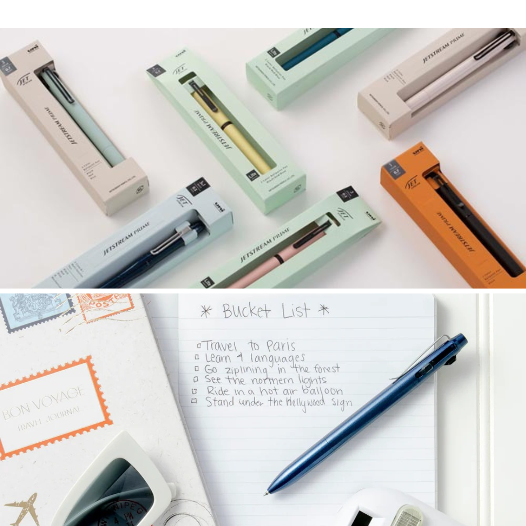 Uni Mitsubishi Jetstream Prime Retractable 3-Color 0.5 mm Ballpoint Pen