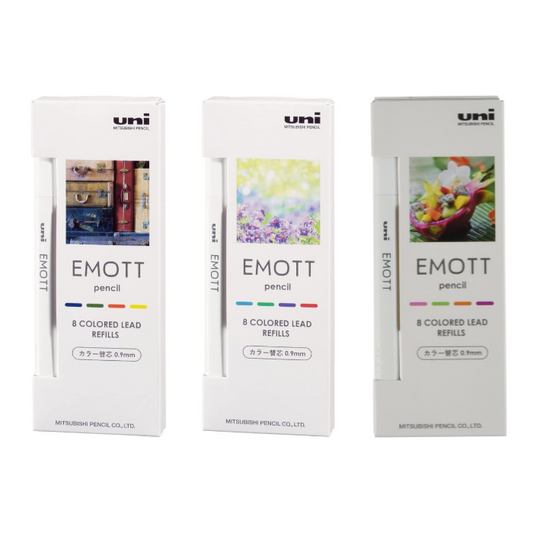 Uni EMOTT Color Lead - 0.9 mm - 4 Color Set