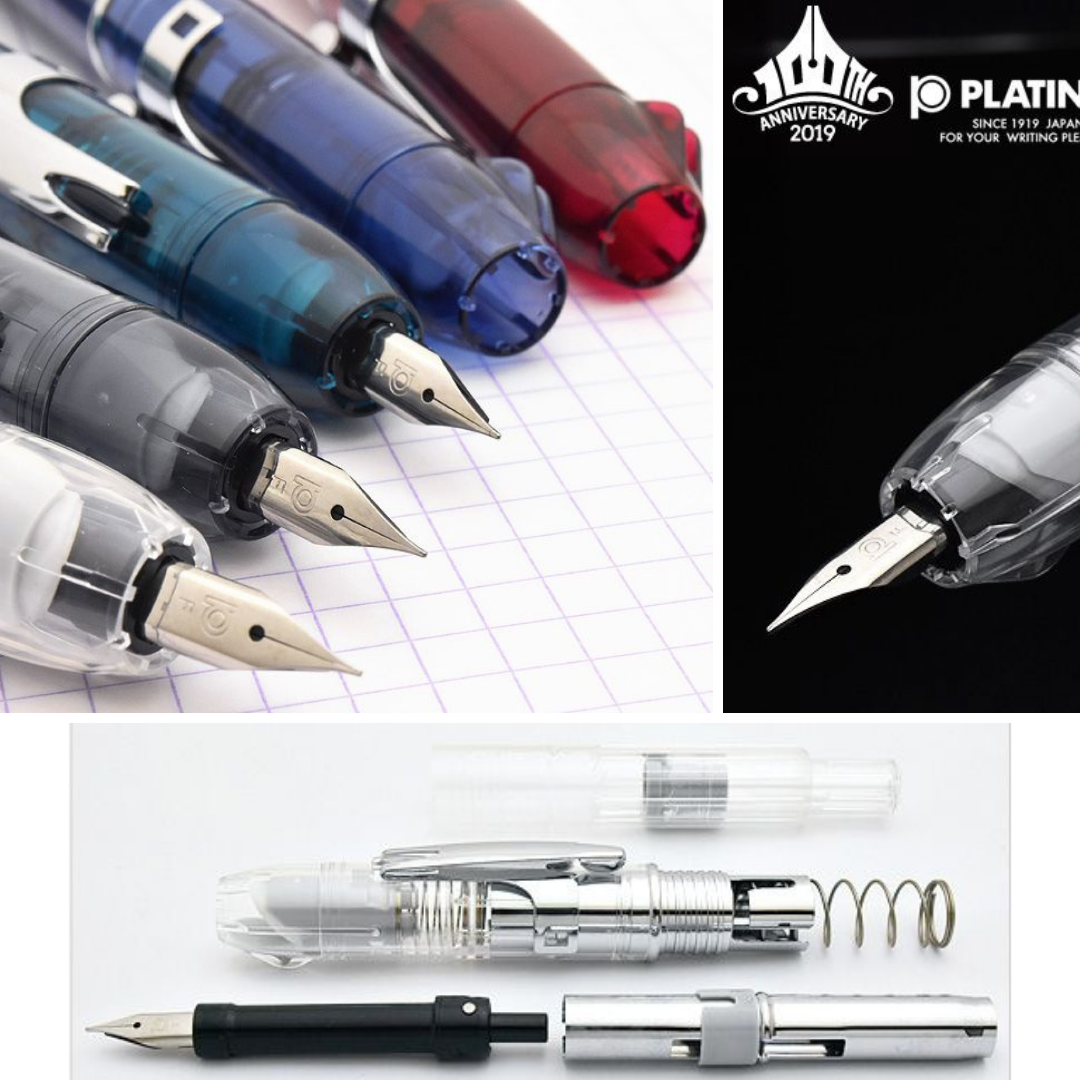 Platinum Curidas Fountain Pen - Red