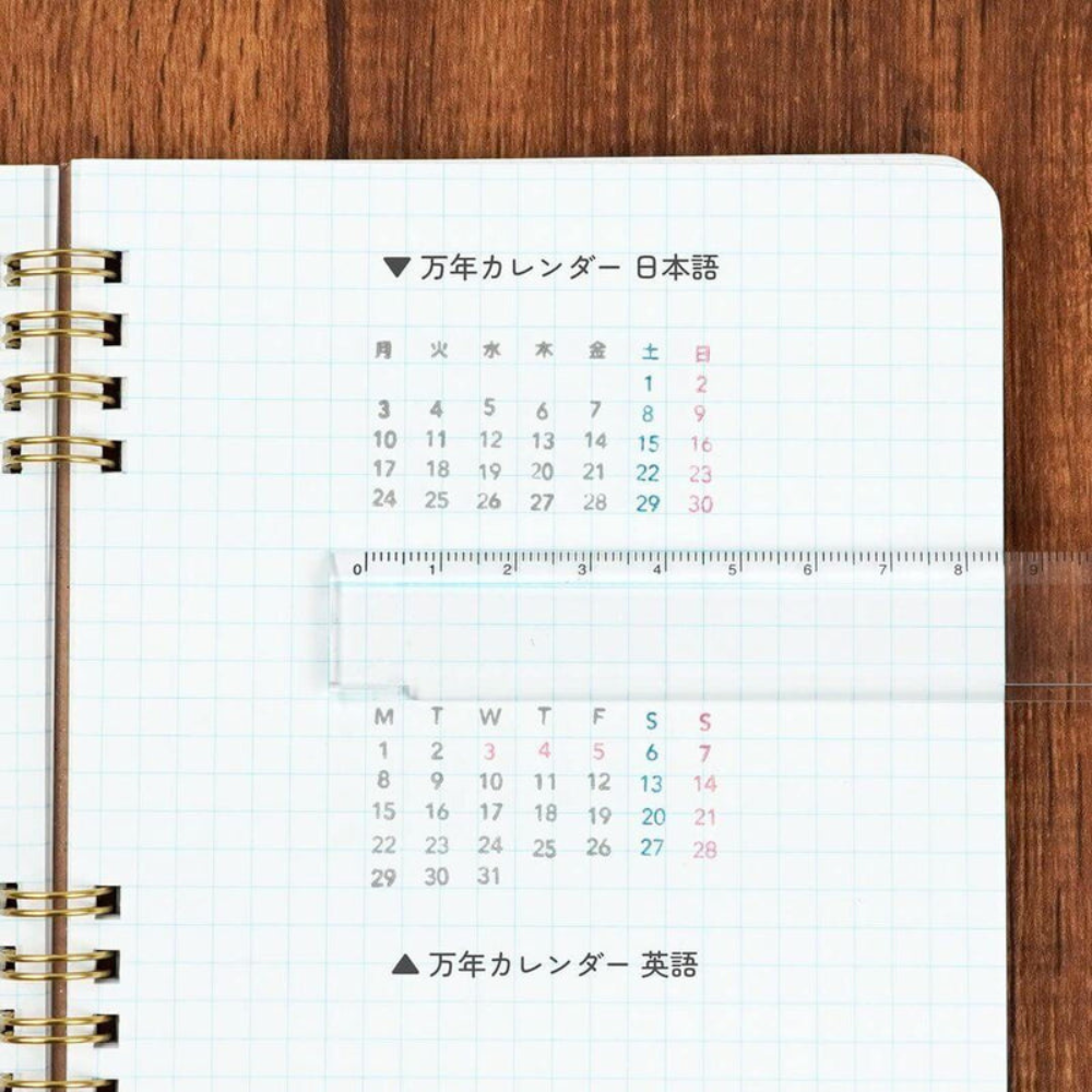 Shachihata Number Stamp - English Calendar Set