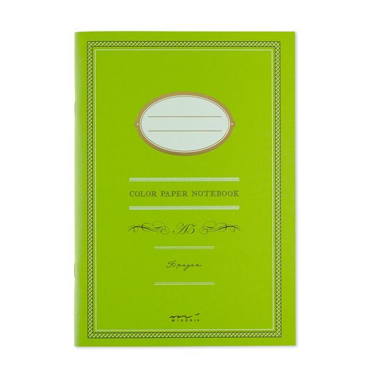 Midori Line Ruled Colour Notebook - A5 - 56 Pages