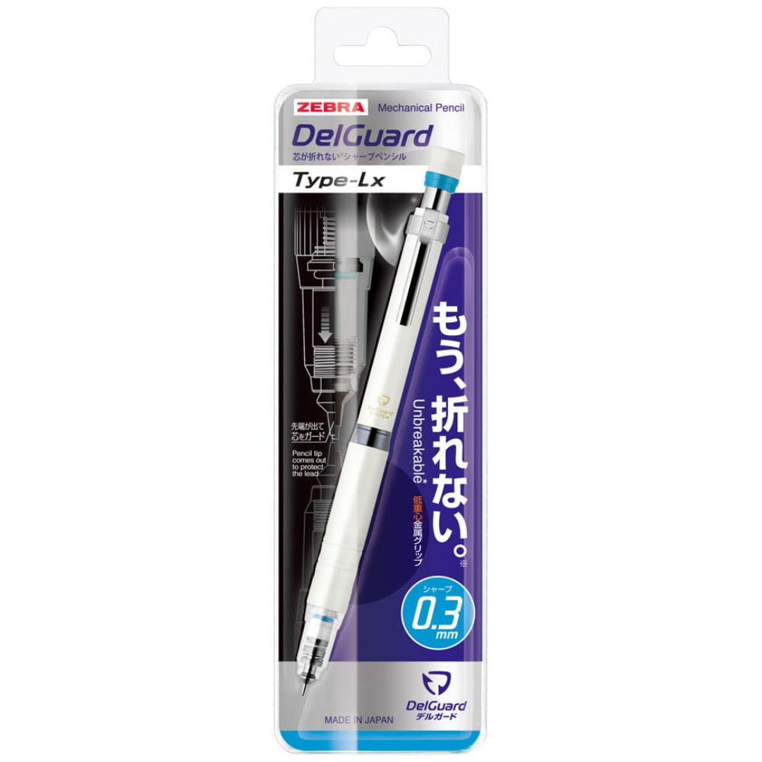 Zebra DelGuard Type-Lx Mechanical Pencil - 0.3 mm