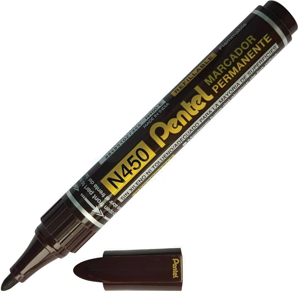 Pentel India Permanent Marker Pen Bullet Tip