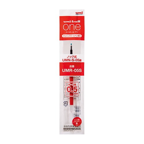 Uni-ball One Gel Red Pen Refill - 0.38 & 0.5 mm