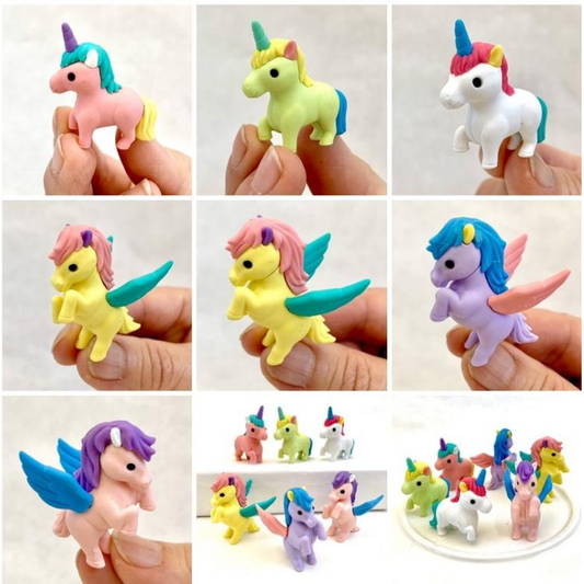 Iwako Unicorn & Pegasus Japanese Erasers