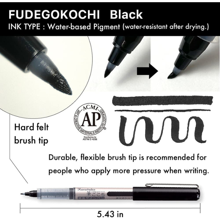 Kuretake Fudegokochi Brush Pen