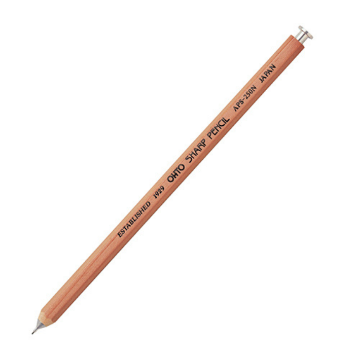 OHTO Mechanical Pencil Natural Wood - 0.5 mm – Bumbo Stationeries