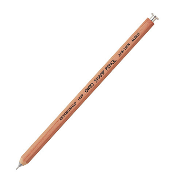OHTO Mechanical Pencil Natural Wood - 0.5 mm