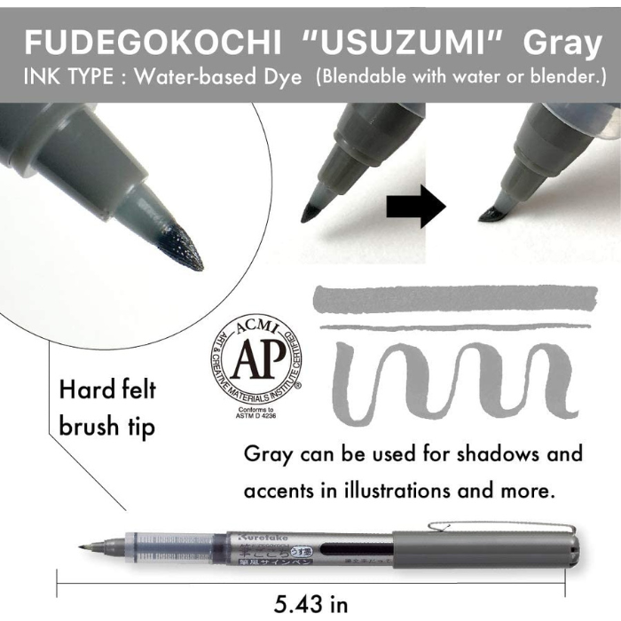 Kuretake Fudegokochi Brush Pen