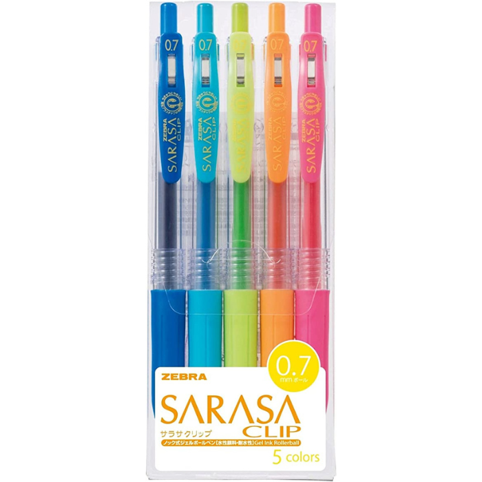 Zebra Sarasa Clip Gel Pen - 0.7 mm