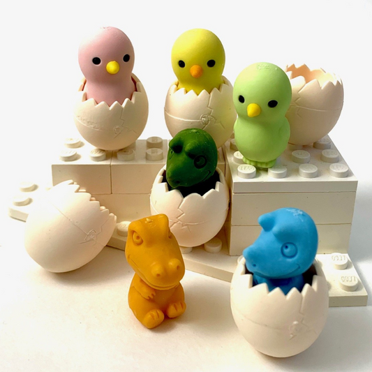Iwako Egg Shaped Japanese Erasers