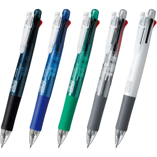Zebra Clip-On 4 Color 0.7 mm Ballpoint Multi Pen + 0.5 mm Mechanical Pencil