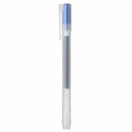 MUJI Pens Blue Gel ink ballpoint pen cap type