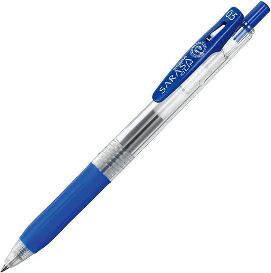 Zebra Sarasa Clip Gel Pen & Refill 0.3/0.4/0.5/0.7 & 1.0 mm - Blue