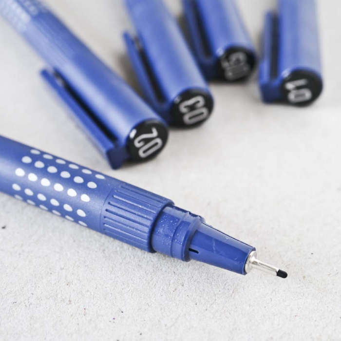 Bejamy Max-View Writer Bold Tip Pens - 2.2mm Bullet Tip, Black Water-Based Ink, Low Vision & Assistive Writing (3 Pack)