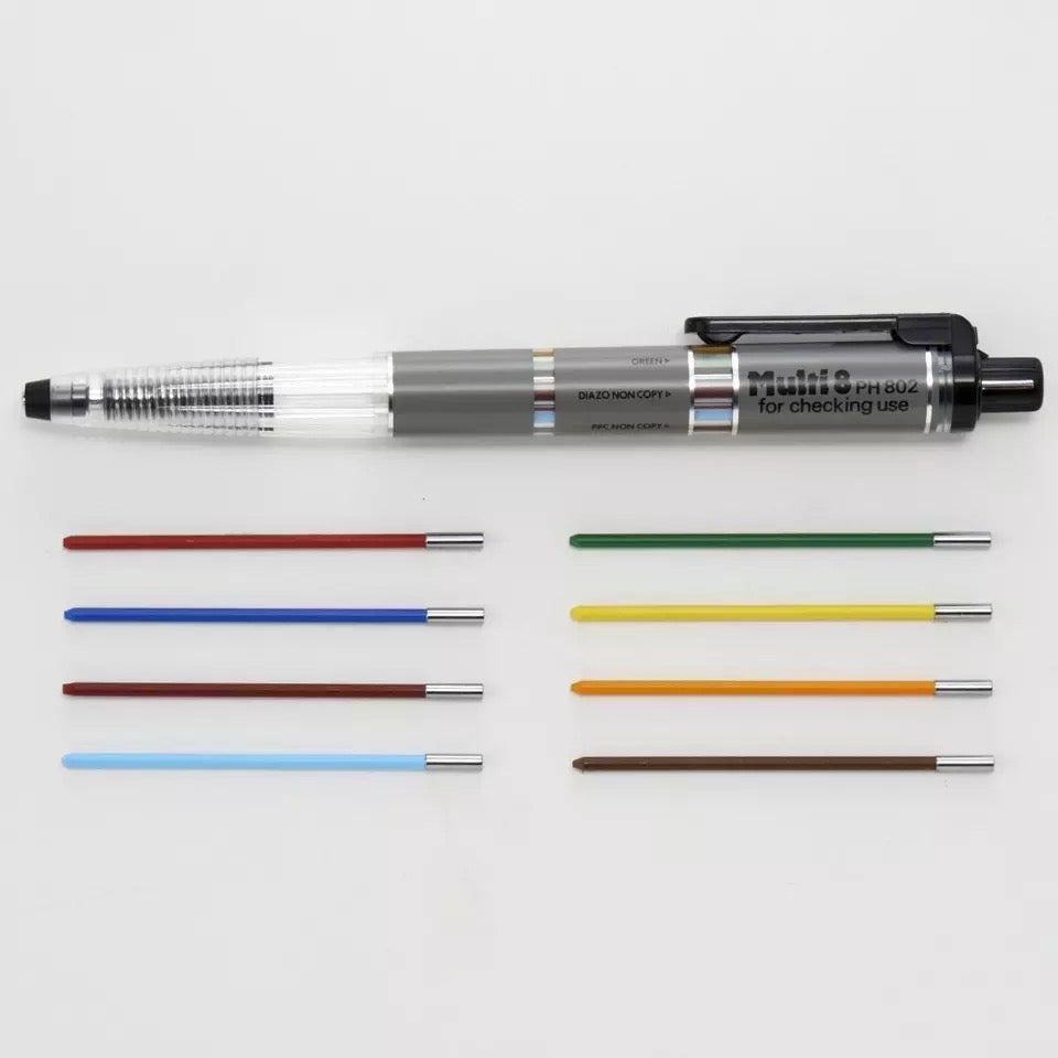  Pentel PH802ST Multi-8 Leadholder and Lead Set : Office  Products