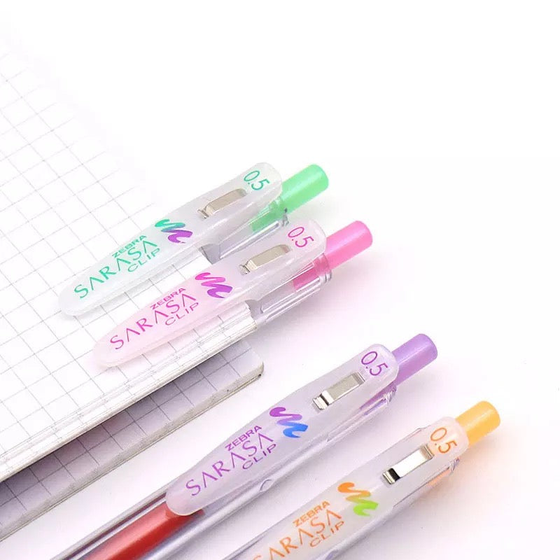 Zebra Sarasa Clip Marble Color Gel Pen - 0.5 mm