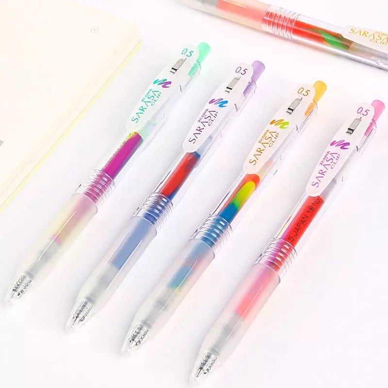 Zebra Sarasa Clip Marble Color Gel Pen - 0.5 mm