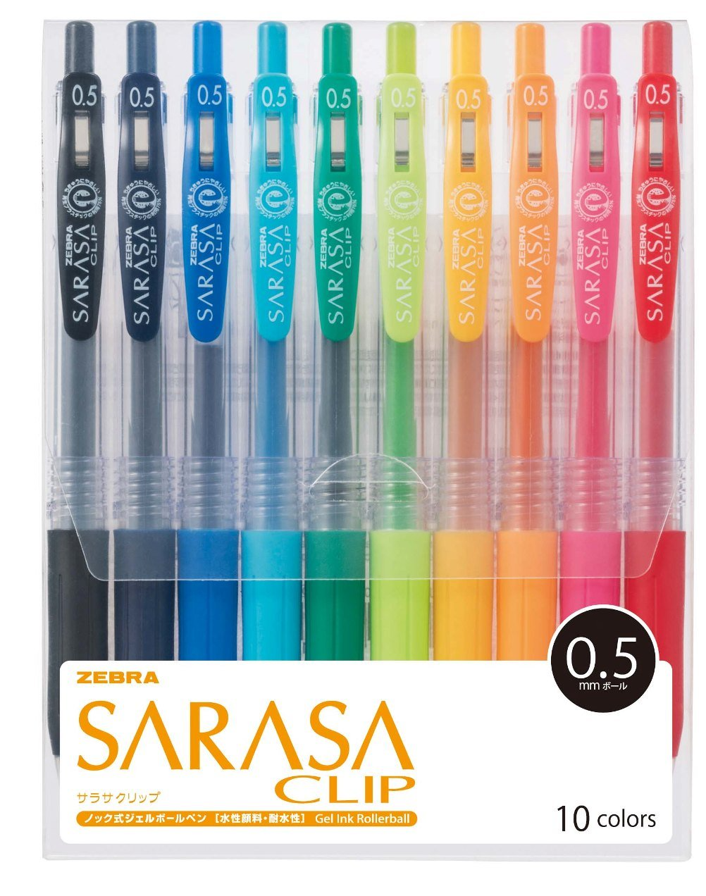 Zebra Sarasa Clip Gel Ink Ballpoint Pen - 0.5 mm