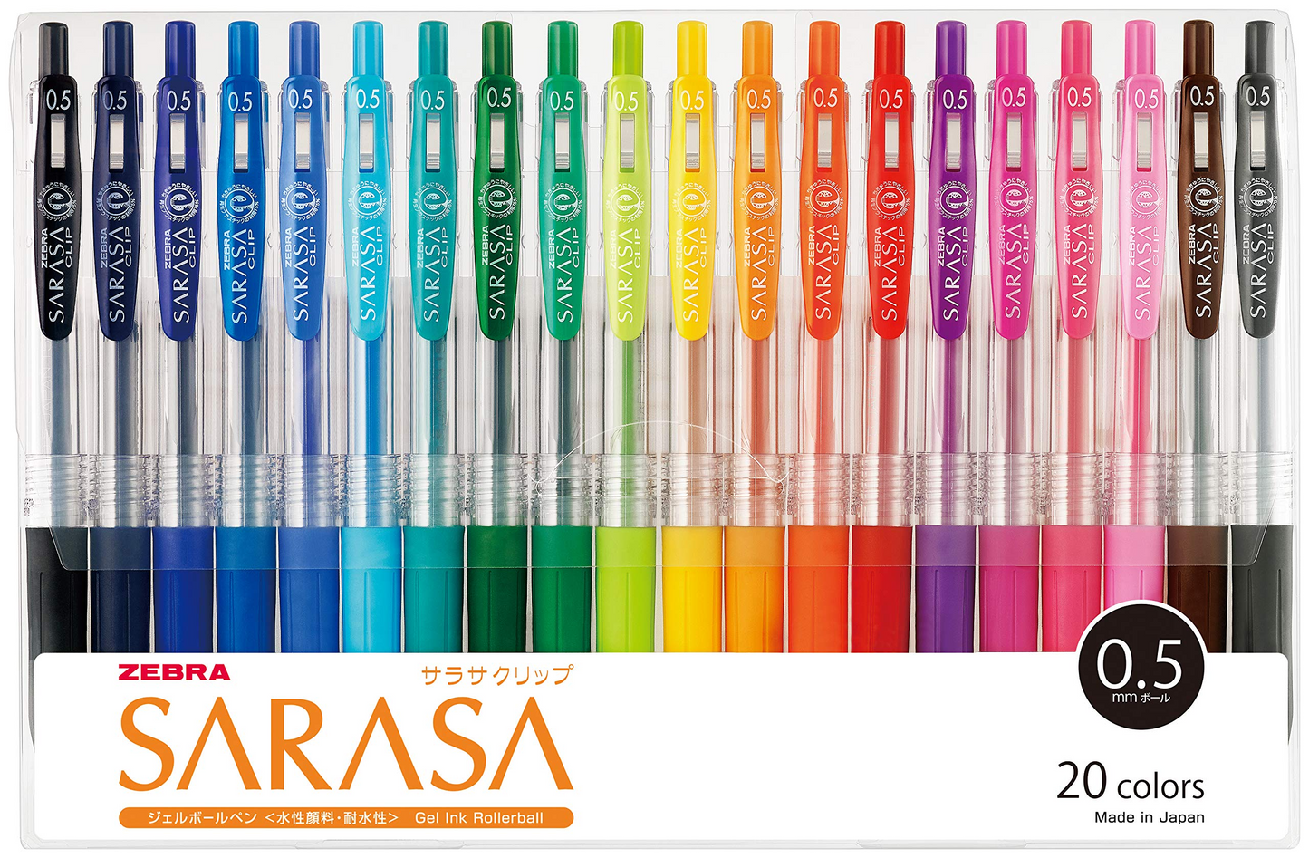 Zebra Sarasa Clip Gel Ink Ballpoint Pen - 0.5 mm