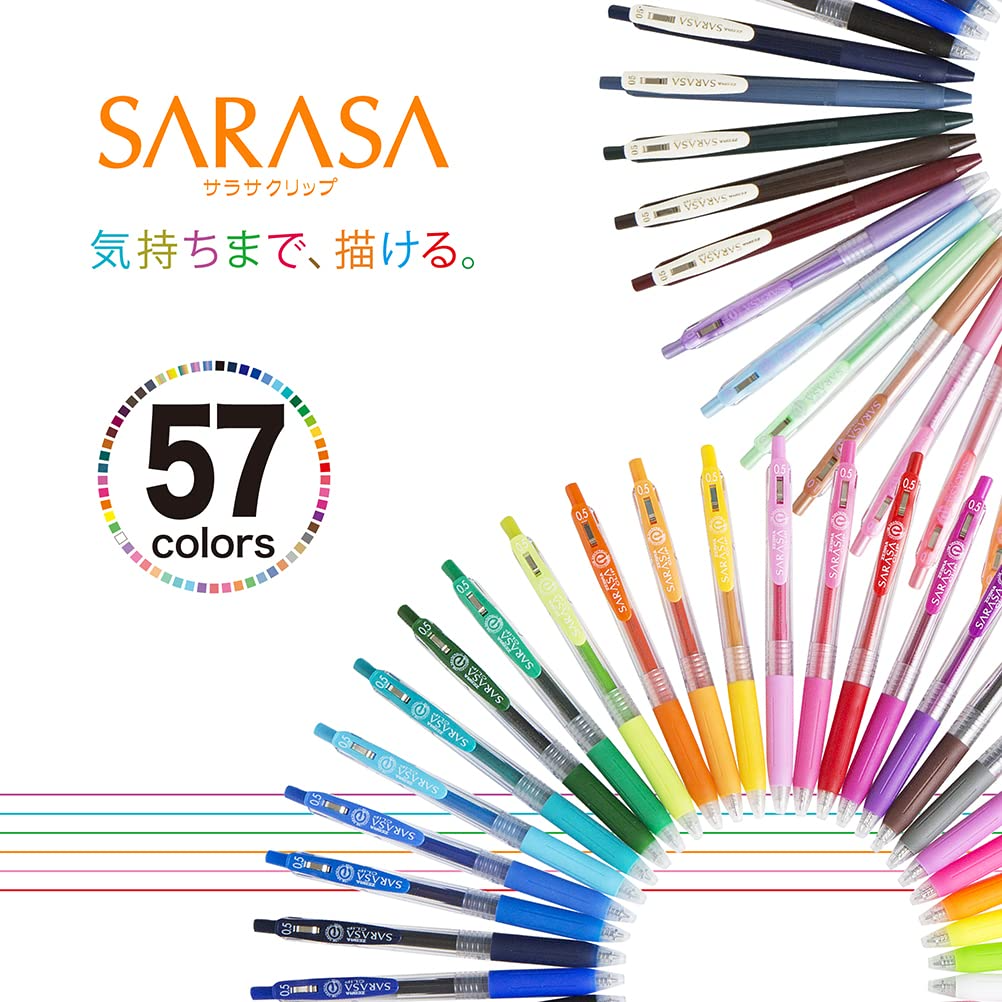 Zebra Sarasa Clip Gel Ink Ballpoint Pen - 0.5 mm